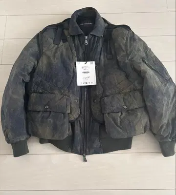 새상품 자라 앤더슨벨 봄버 자켓 MA-1 M 사이즈 콜라보