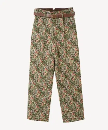 MUVEIL 꽃무늬 고블랭 팬츠 벨트 포함