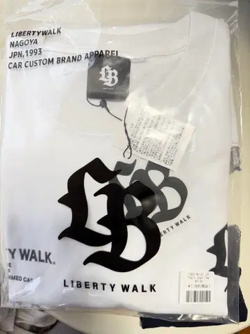LIBERTY WALK Thorn Logo Tee XL 화이트