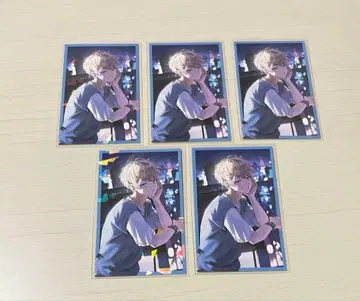 니지산지 히바치 마나 폴라로이드풍 카드 보이스 비주얼 카드