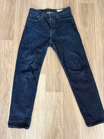 HYKE 하이크 데님 청바지 남성용 33인치 다크 네이비 일본제