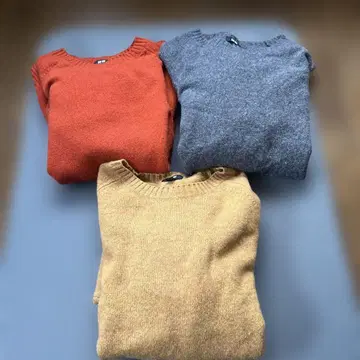 UNIQLO 니트 스웨터 XL 2점, L 1점 세트