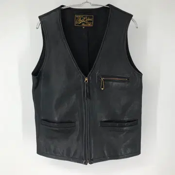 CALEE 베스트 가죽 M 소가죽 블랙