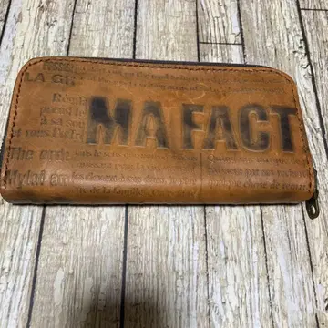 천연 가죽 장지갑 영문