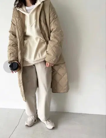 [ 새상품급 ] CANAL JEAN (레드초프웍스) 퀼팅 다운 코트