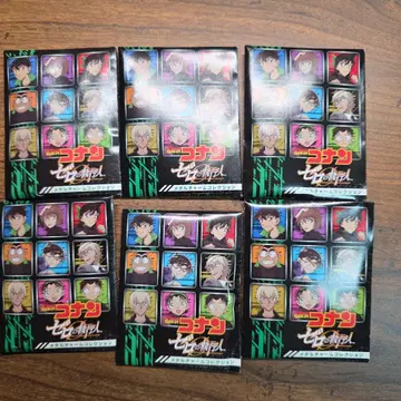 (미개봉) 명탐정 코난 제로의 집행인 메탈 참 6개 세트