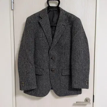 해리스 트위드 헤링본 자켓