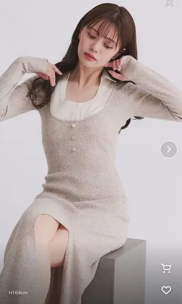 shirt doking knit onepiece fupel