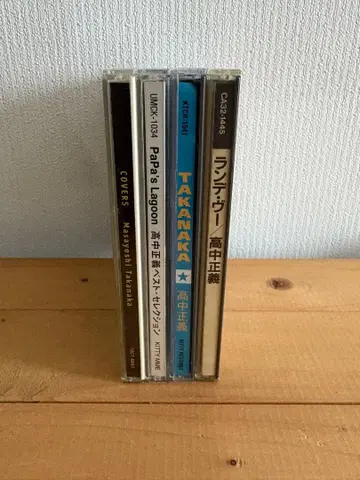 타카나카 마사요시 CD 앨범 4장 세트