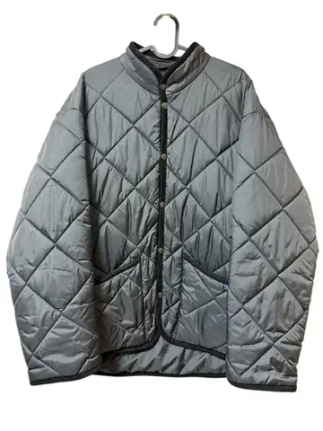 [ 조기 구매 할인 ] LAVENHAM 그레이 퀼팅 자켓 L