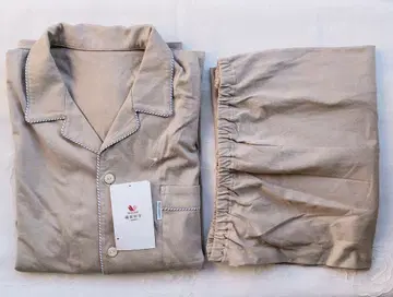 오가닉 코튼 100% 천축 소재 L 사이즈 와코루 남성용 파자마