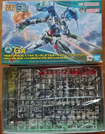 [건담 프라모델] HG 1/144 더블오 다이버 솔리드 클리어