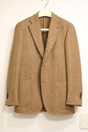 [컨디션 최상/이탈리아제] Drake's 헤링본 울 자켓 36