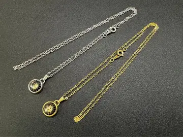 금가루 목걸이 2개 세트