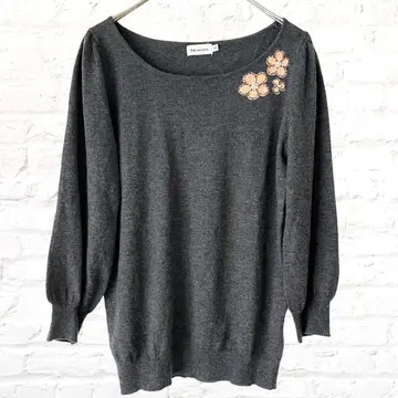 Bon mercerie 본머스리 니트 원포인트 펄 38