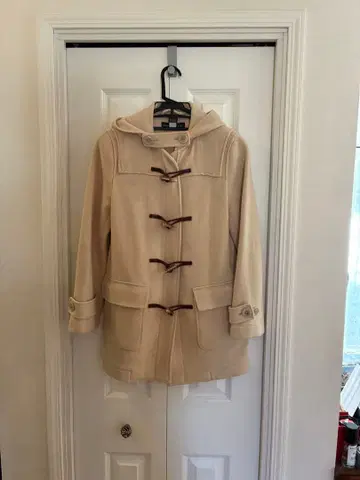 BANANA REPUBLIC 베이지 더플 코트 XS