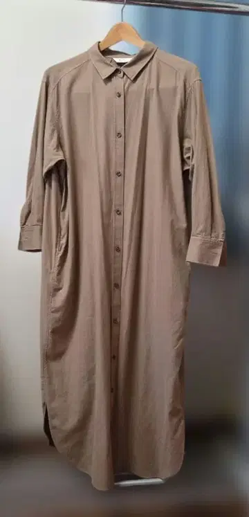 ROUGE VIF 셔츠 원피스 카키 프리 사이즈