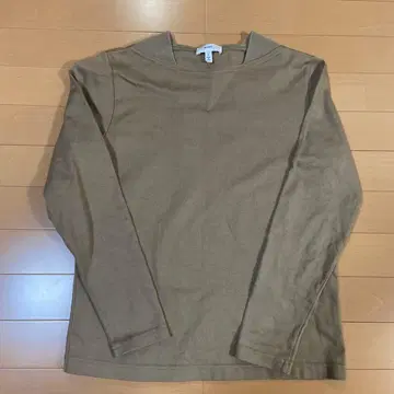 HYKE 베이지 긴팔 T셔츠 사이즈 1