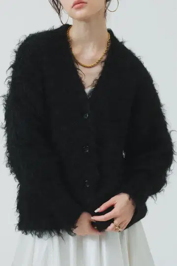 THE TOE Pigalle Shaggy Cardigan