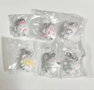 [ 컴프 세트 ] 산리오 메지루시 액세서리 후와후와 스노우 전 6종 세트