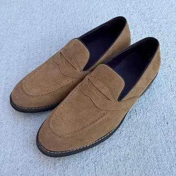 와이드 레인지 WideRange 브라운 스웨이드 로퍼