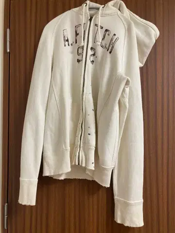 Abercrombie & Fitch 후드 부착 후드티 M 화이트