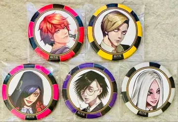 쟝켓뱅크 팝업 캔뱃지 마츠오 신지 시시가미 카나에 레이메이 무라사메 텐도