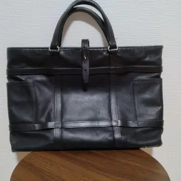 블랙 가죽 브리프 케이스