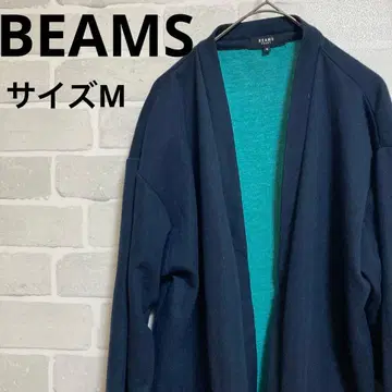 빔즈 네이비 터콰이즈 가디건 사이즈 M