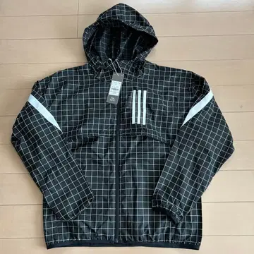 [ 새상품 정가 12100엔 ] adidas 나일론 후드티