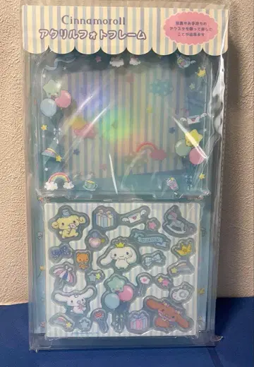 시나모롤 아크릴 사진 프레임 아크릴 스탠드 시나몬 사진 프레임