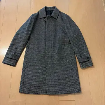 UNITED ARROWS 체스터 코트 체크 무늬