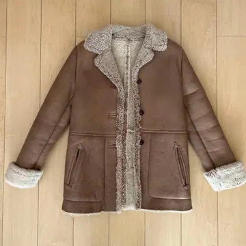 스픽 앤 스팬 천연 가죽 리얼 무스탕