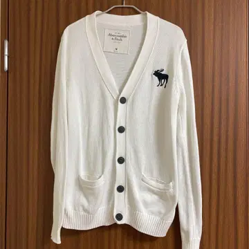 Abercrombie & Fitch 화이트 가디건 M
