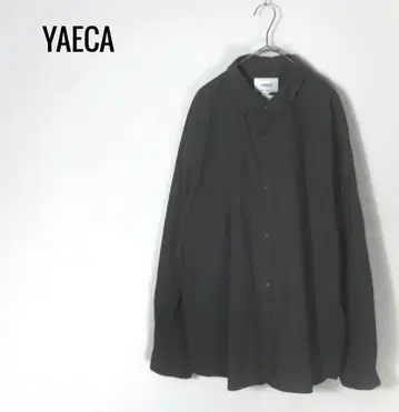 Yaeca 컴포트 셔츠 엑스트라 와이드 로그우드