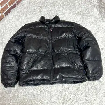 아웃도어 가죽 다운 자켓 양가죽 양가죽 램 가죽 M 블랙