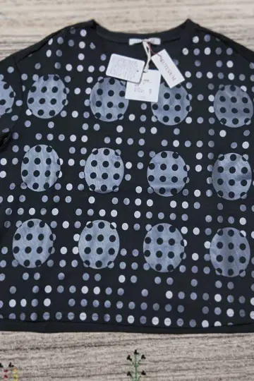 새상품 NEUTURUM 도트 무늬 긴팔 상의 F 사이즈