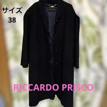 모티바 캐시미어 롱 코트 블랙 사이즈 38