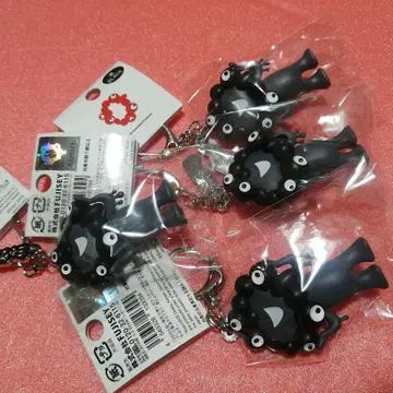 3 블랙 미야쿠미야쿠 PVC 입체 키링 키체인 새상품