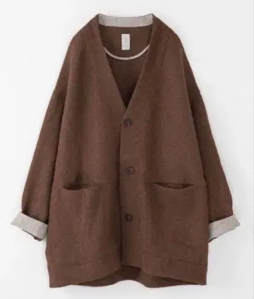 알파카 원모 가디건 nui