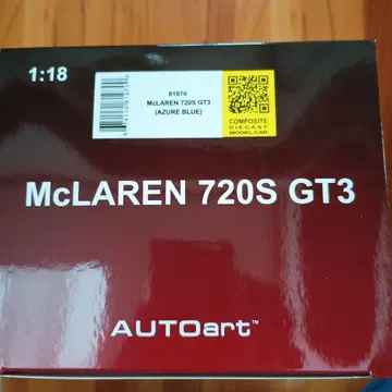 오토아트 1/18 맥라렌 720S GT3 아줄 블루