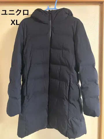 UNIQLO 심리스 다운 숏 XL 블랙