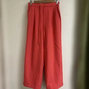 유나이티드 애로우즈 그린 라벨 릴랙싱 코랄 핑크 와이드 팬츠