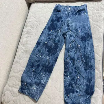 [ GRANCY ] 새상품급 와이드 데님 팬츠 L