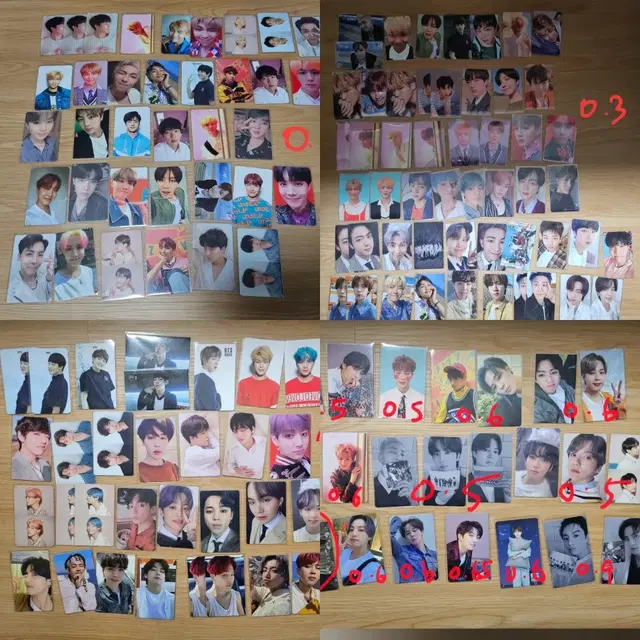 앨범포카 개별 양도 방탄소년단 BTS 포토카드