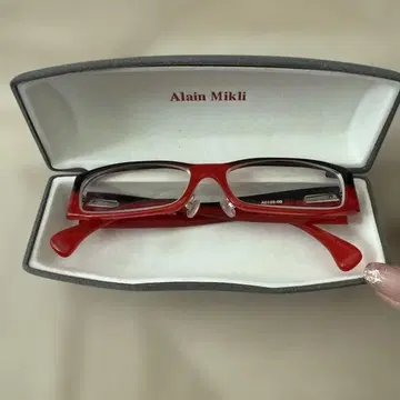 Alain Mikli A015-09 안경 레드/블랙