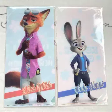 익명 배송 디즈니 주토피아2 티켓 파일 세트 닉 & 주디