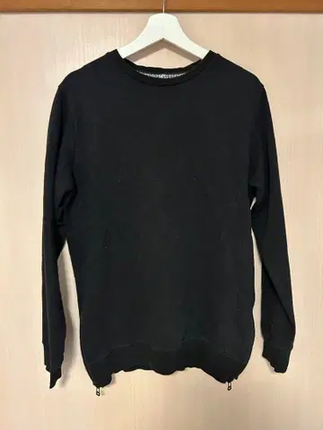 NUMBER (N)INE 블랙 크루넥 맨투맨