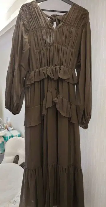 casafline 카사플라인 프릴 원피스 완판템 미사용 새상품 택 포함