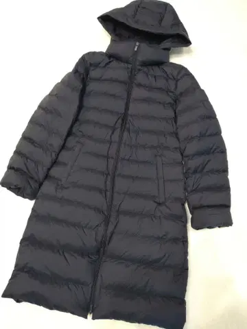 UNIQLO 롱 울트라 라이트 다운 네이비